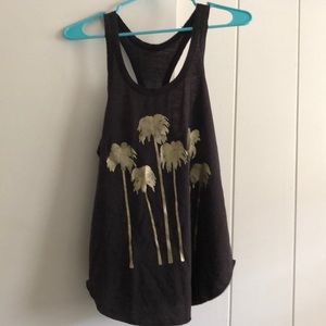 Palm tree tank top